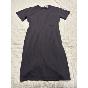 MM. Lafleur Sheath Dress Womens Size 12 Short Sleeve Brown Work Career